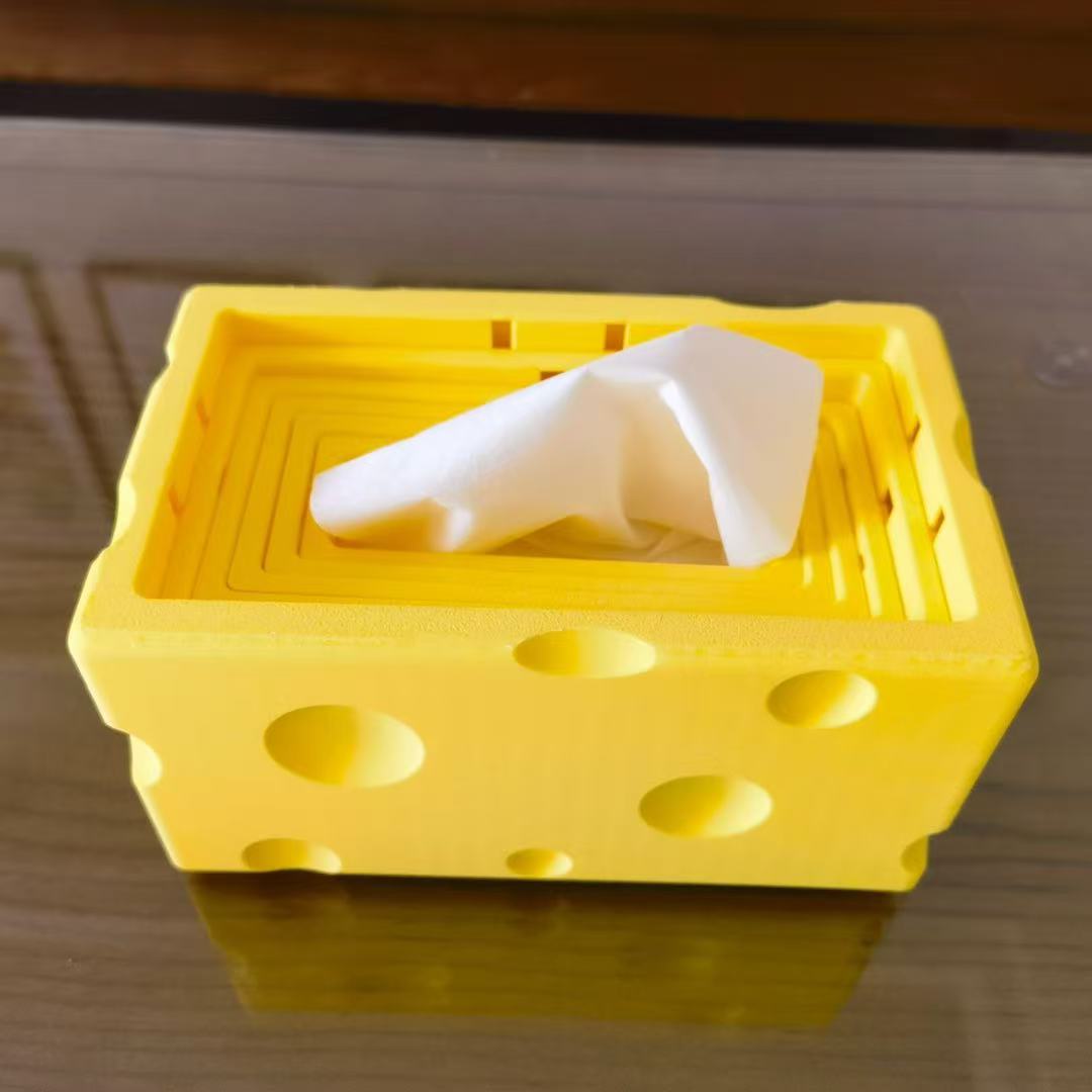 3D Printing Question - صندوق مناديل بتصميم مكعب الأسئلة مطبوع