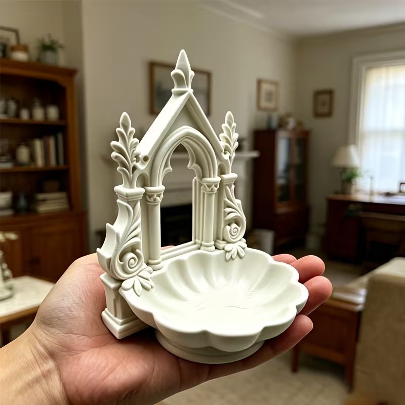 3D Print Isopropyl Alcohol - صينية تخزين مجوهرات بتصميم قوسي قوطي