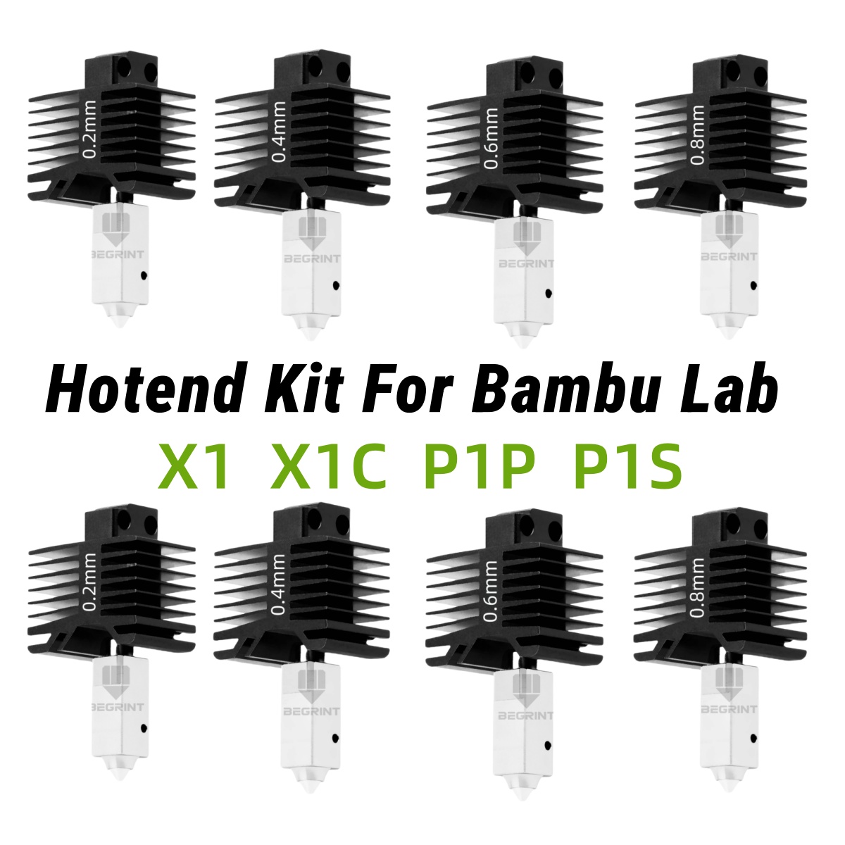 3D Printer Hotend Kit - مجموعة Hotend الجديدة لـ Bambu Lab