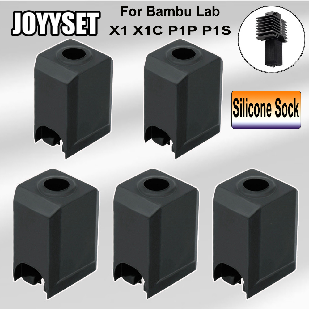 Silicone Sock Hotend - غطاء سيليكون أسود عالي الحرارة لجهاز