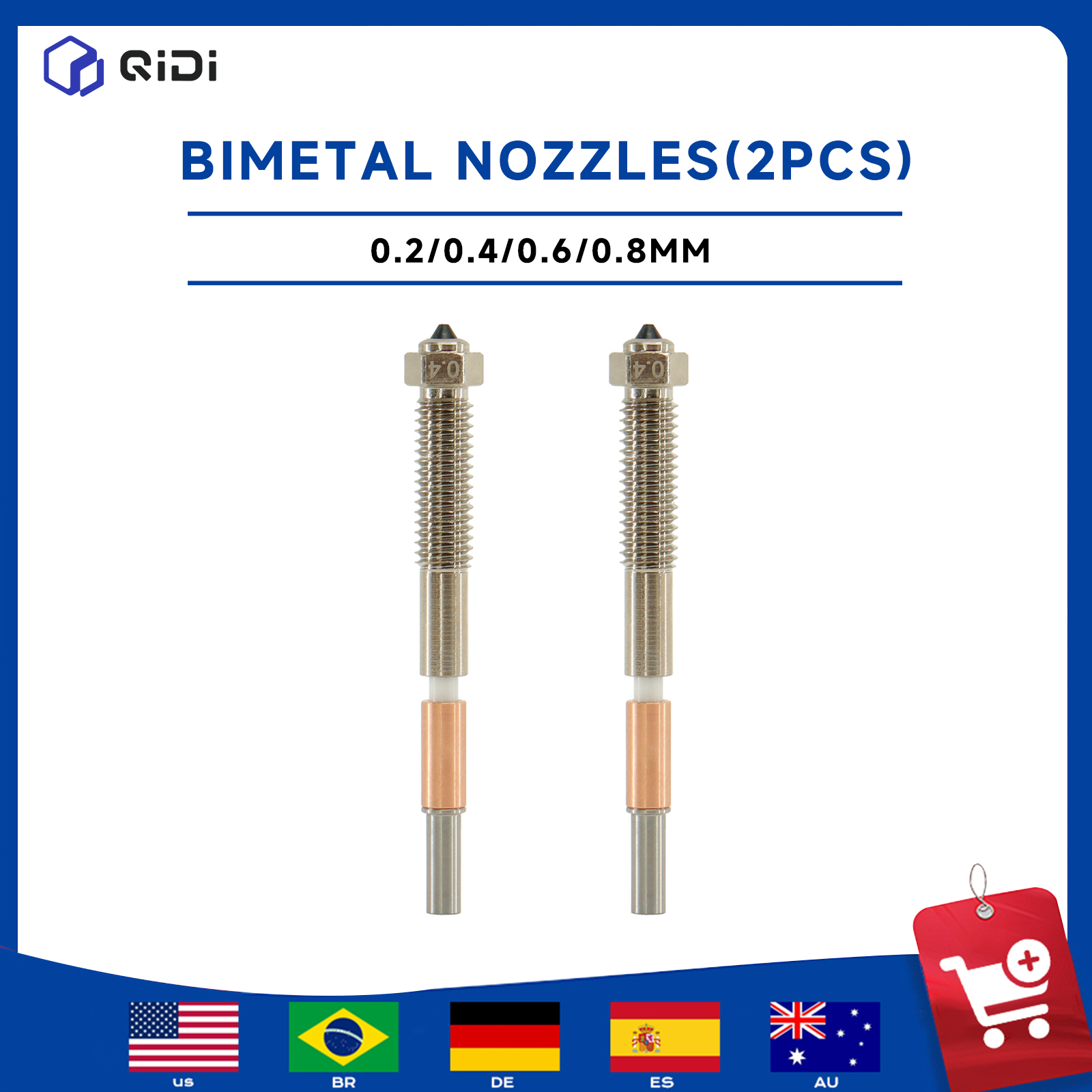 3D Printer Hotend Kit - طقم فوهات QIDI Max 4 للطابعة