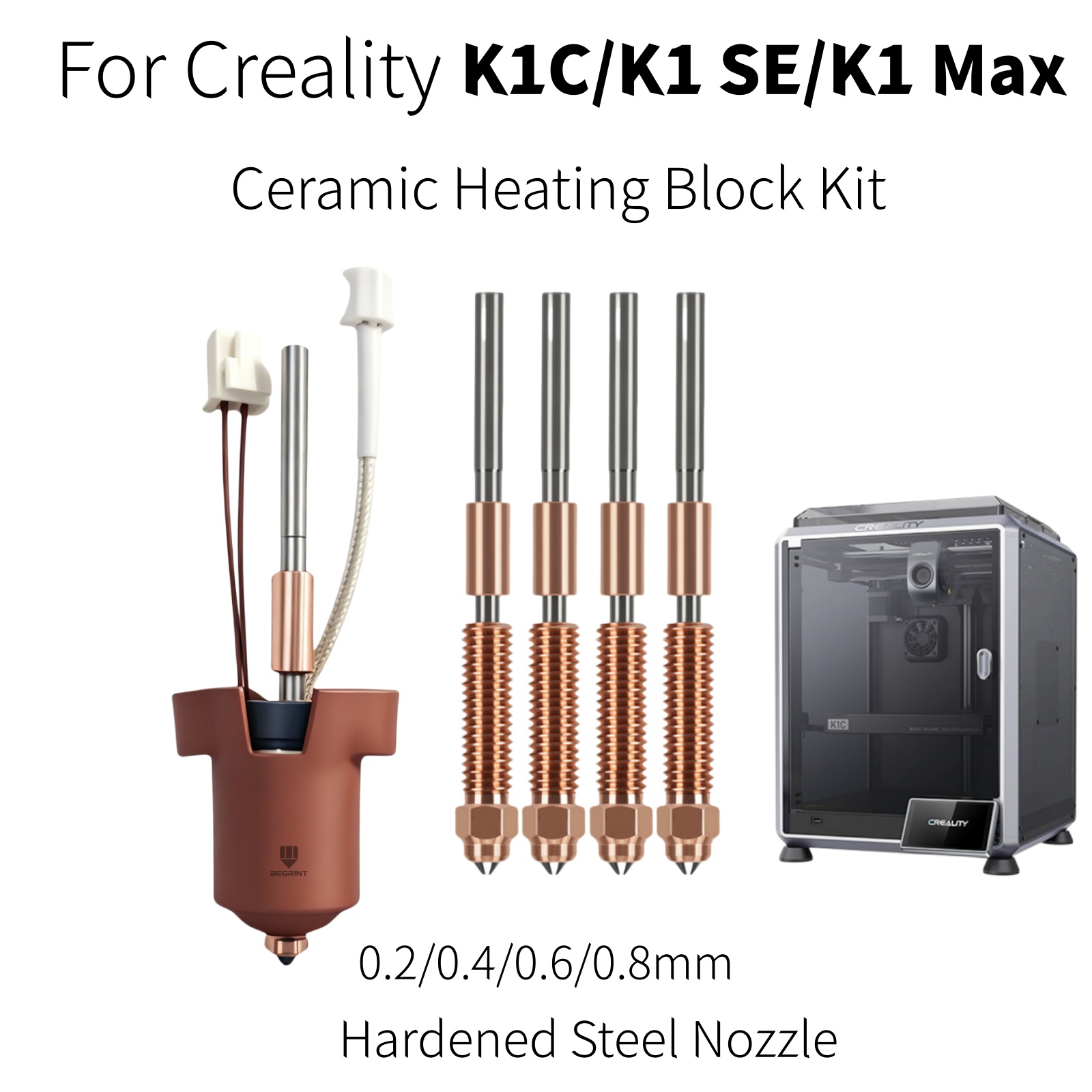 3D Printer Hotend Kit - قطع غيار لطابعة Creality K1C K1