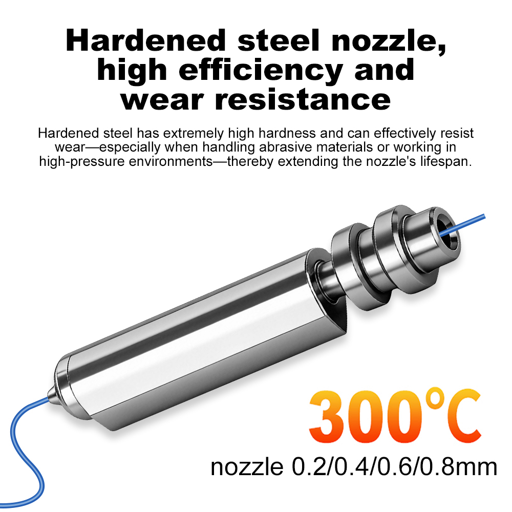 3D Printer Hotend Kit - فوهة ثنائية المعدن مطورة لـ Anycubic