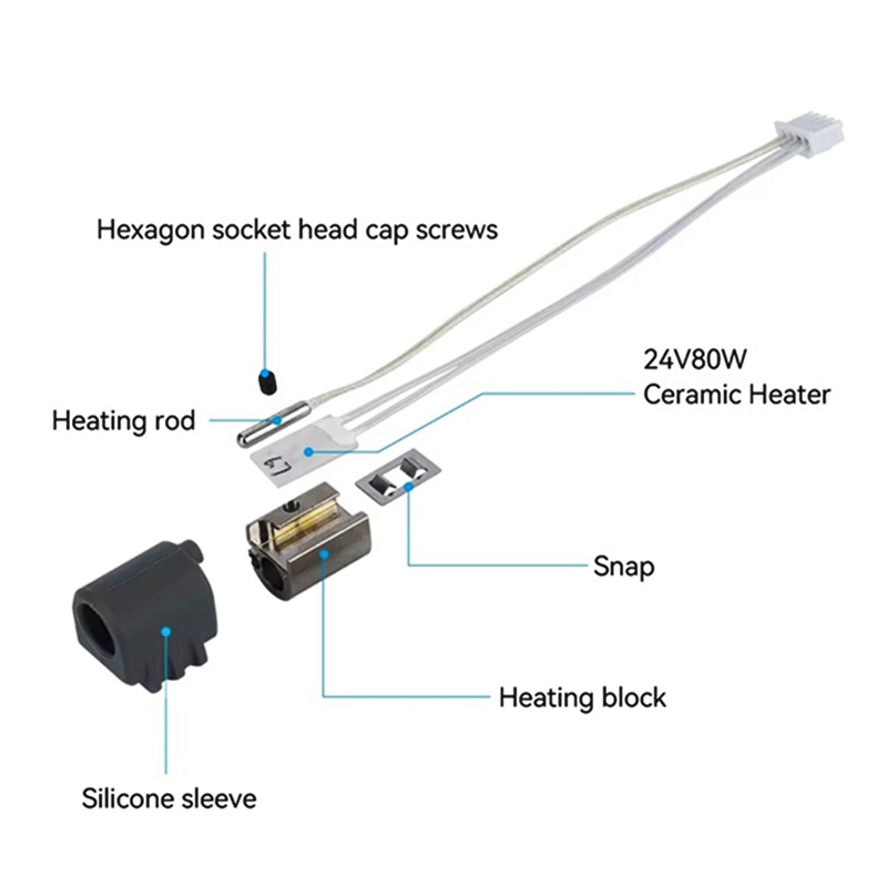 قطعتان لطقم هوت إند 3 ماكس - ق - مراجعة 3D Printer Hotend Kit وسعره