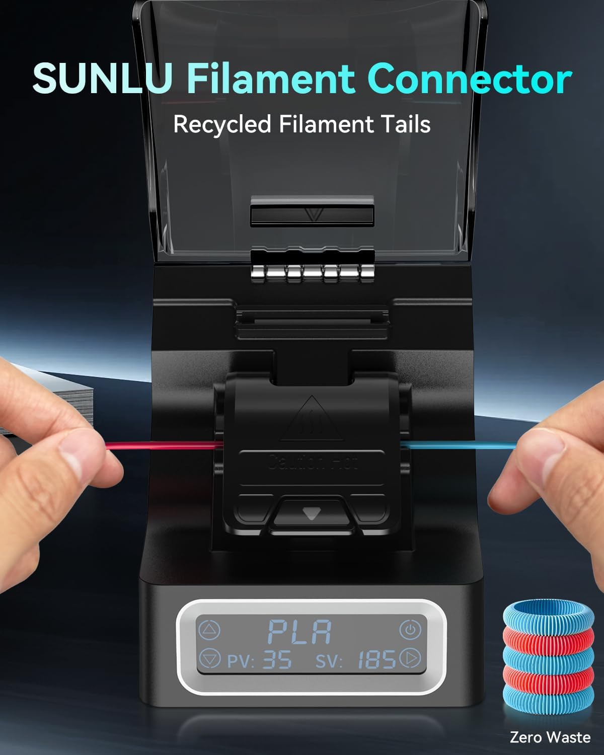 موصل خيوط SUNLU FC01 سريع التس - مراجعة 3D Printing Waste وسعره