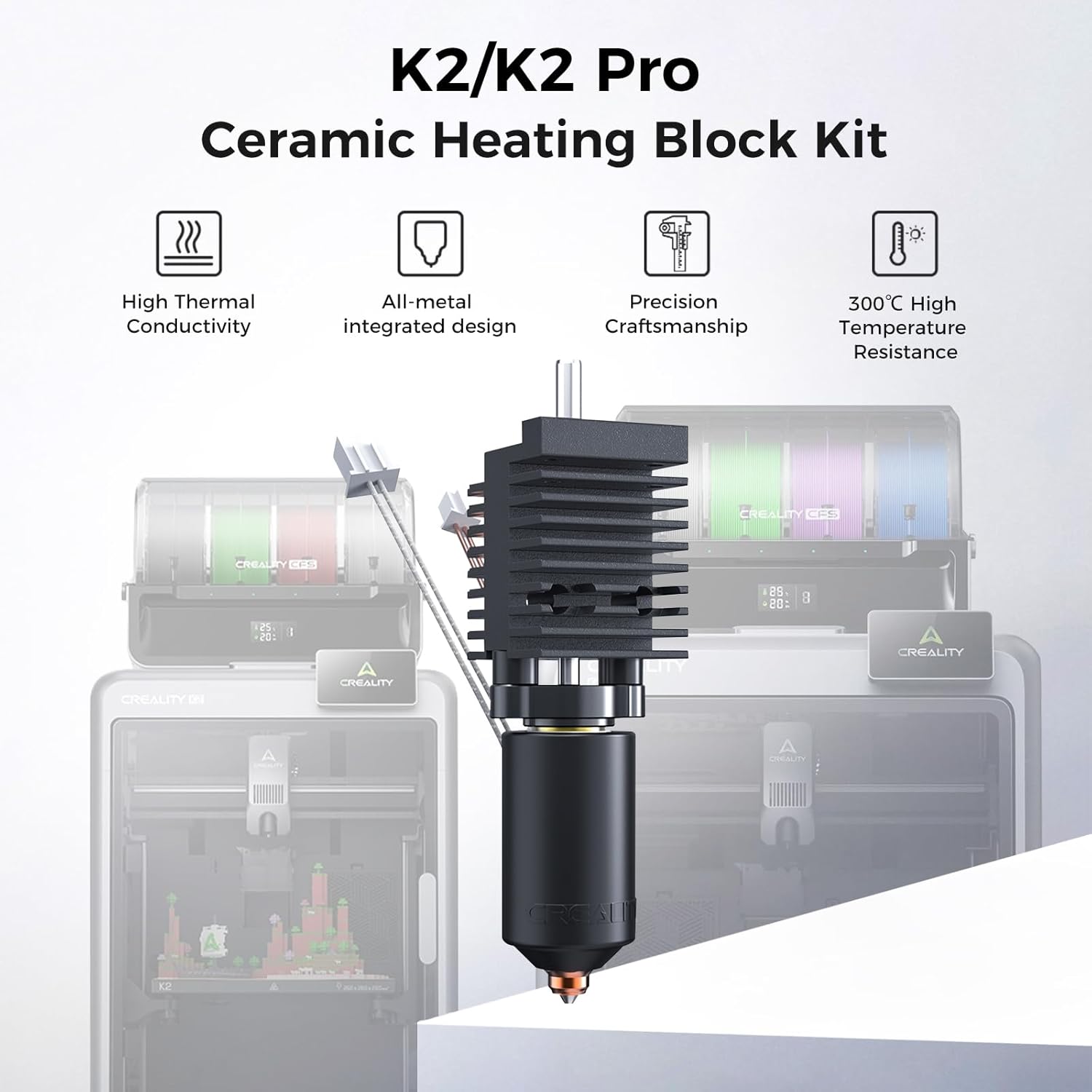 طقم كتلة تسخين سيراميكية رسمية - مراجعة 3D Printer Hotend Kit وسعره