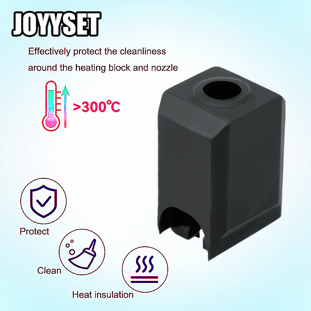 غطاء سيليكون أسود عالي الحرارة - مراجعة Silicone Sock Hotend وسعره