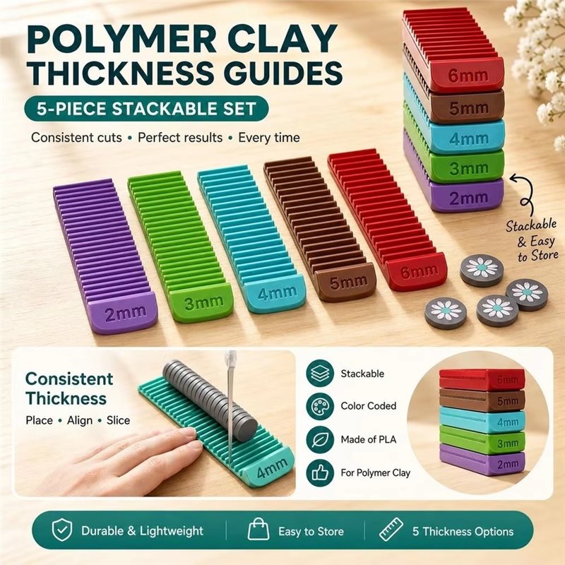 دليل سمك الطين البوليمري من AB - مراجعة 3D Printing Clay وسعره