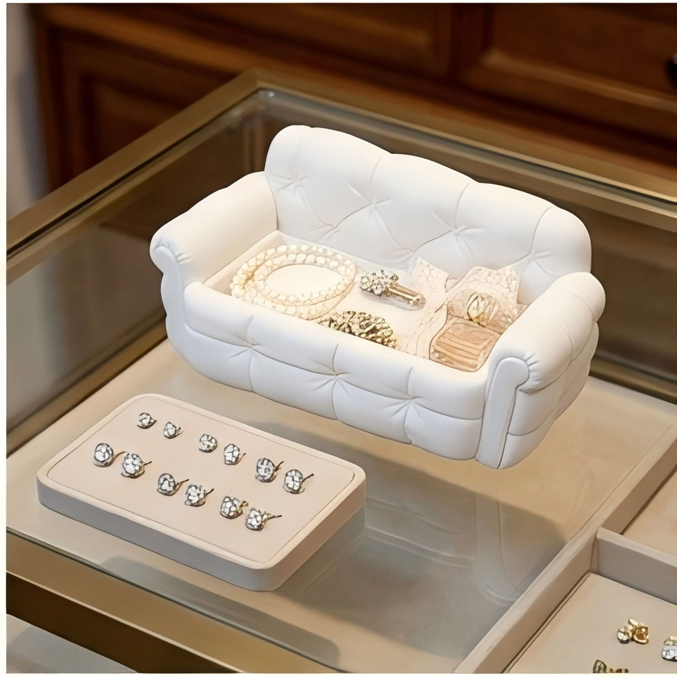 صينية تخزين المجوهرات على شكل  - مراجعة 3D Printing Jewellery وسعره