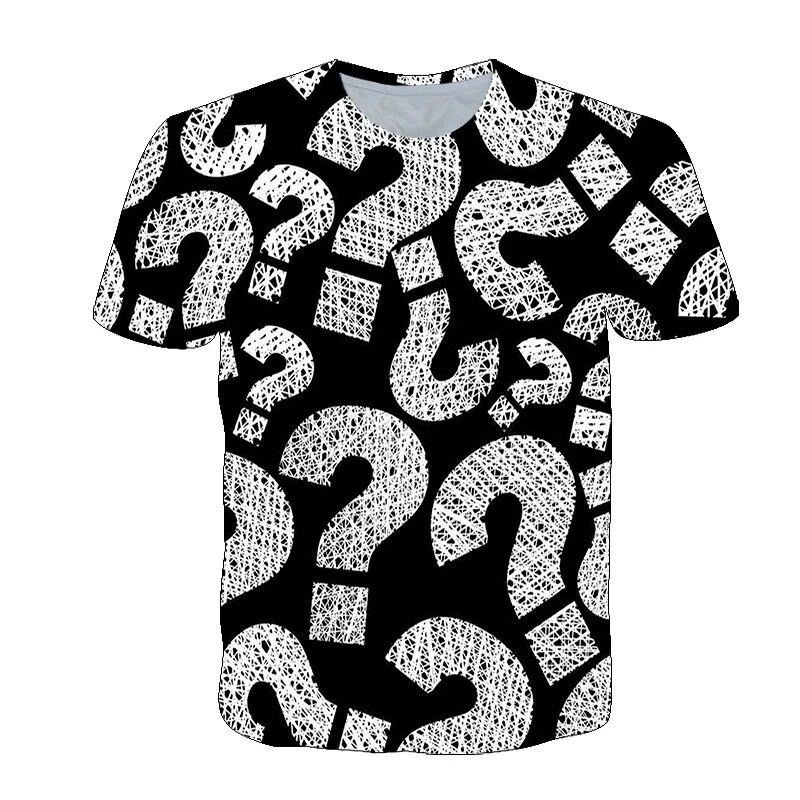 Fun Question Mark T Shirt For  - مراجعة 3D Printing Question وسعره