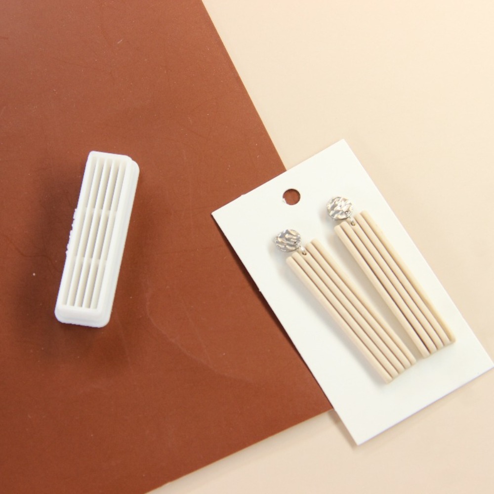 4 قطع قوالب طين بوليمر هندسية  - مراجعة 3D Printing Clay وسعره