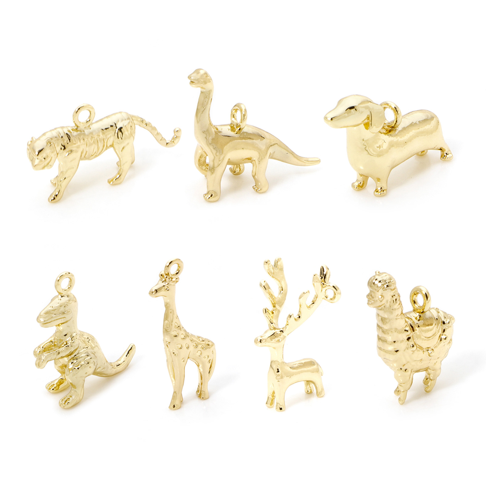 2 قطعة دلايات النحاس الحيوان 1 - مراجعة 3D Printing Jewellery وسعره