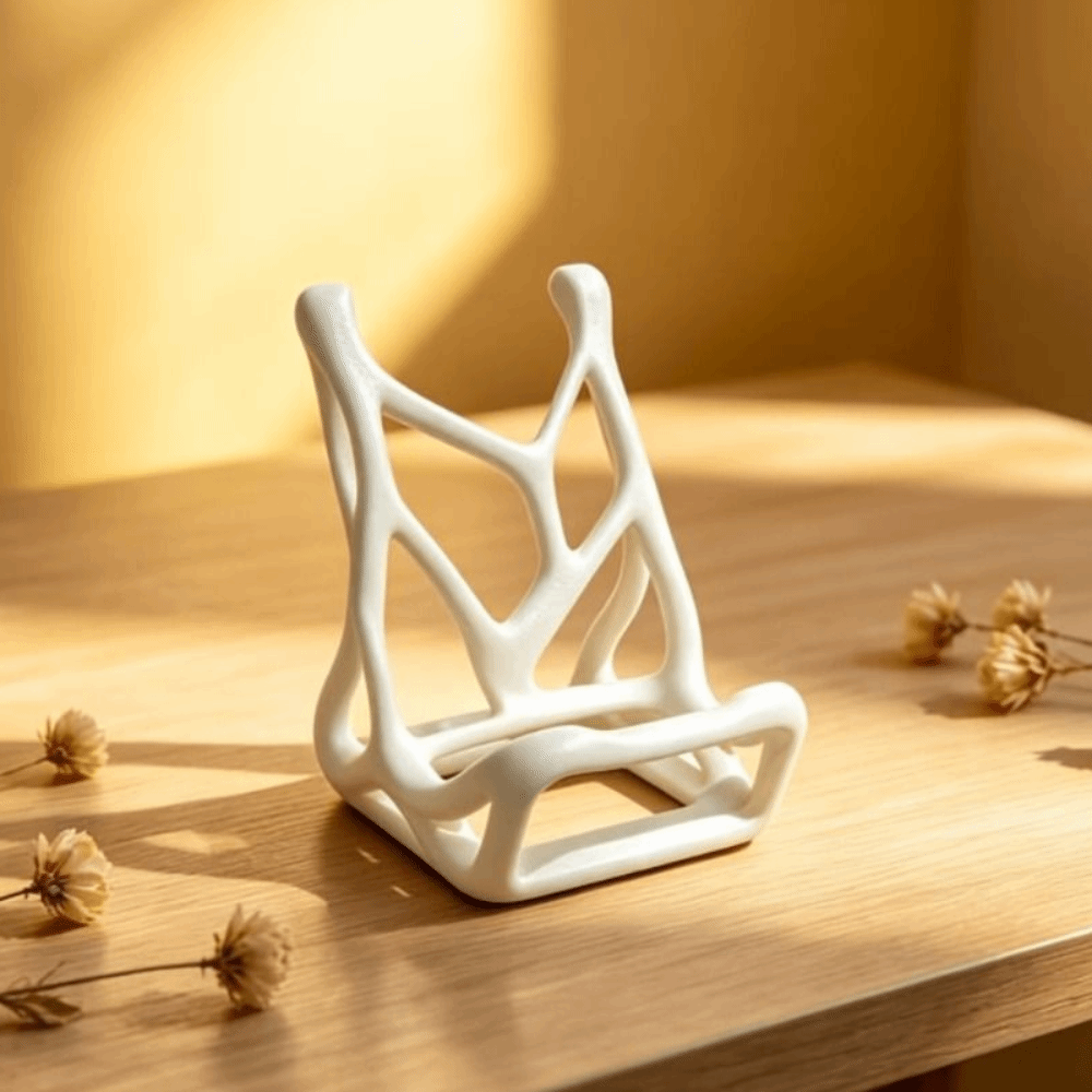 حامل هاتف على شكل هيكل عظمي مط - مراجعة 3D Printing Table وسعره