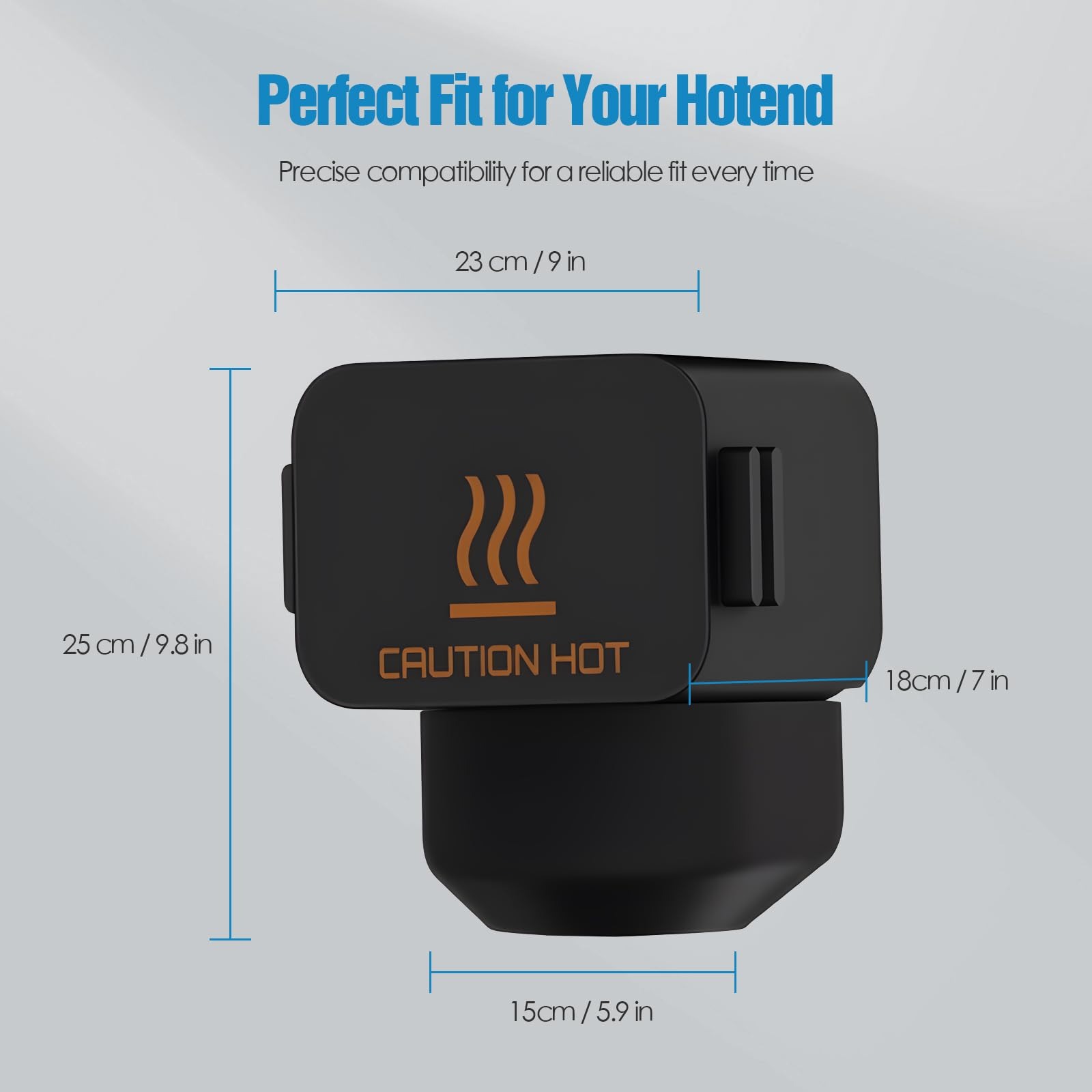 10 قطع من أغطية السيليكون لطاب - مراجعة 3D Printer Hotend Kit وسعره