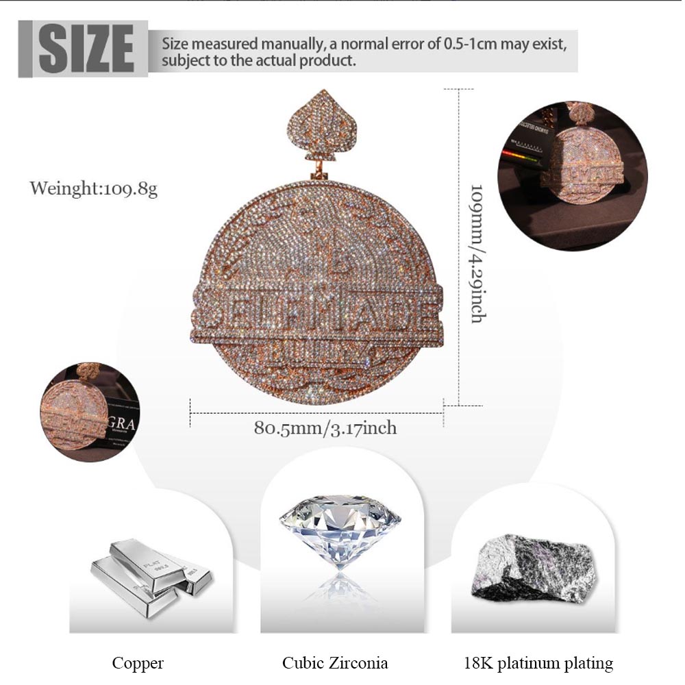 قلادة مرصعة بالزركونيا المكعبة - مراجعة 3D Printing Jewellery وسعره