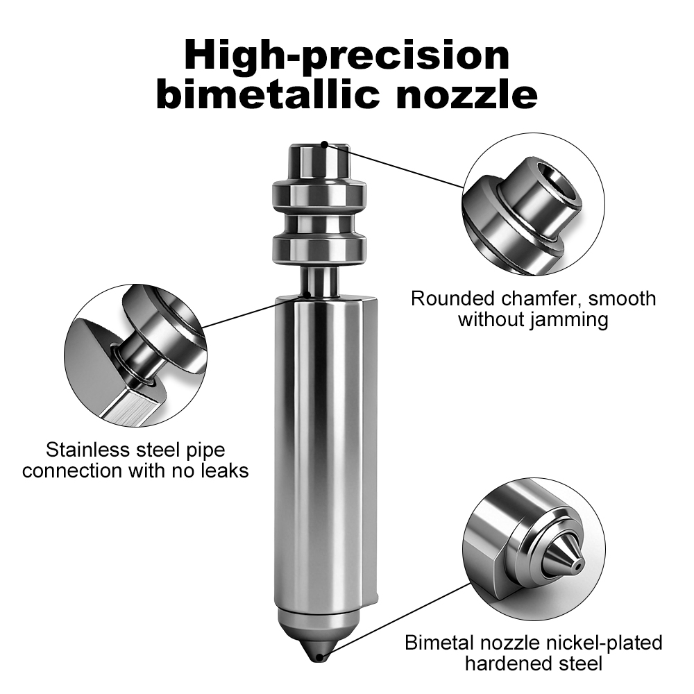 فوهة ثنائية المعدن مطورة لـ An - مراجعة 3D Printer Hotend Kit وسعره